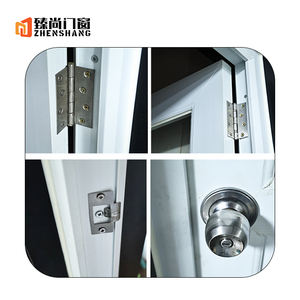 Puerta Batiente de Acero y Plástico UPVC Insonorizada <span class=keywords><strong>para</strong></span> Cocina/Baño/Balcón, Puerta Silenciosa de Aleación de Aluminio y Vidrio <span class=keywords><strong>para</strong></span> Villas - Product Image 3