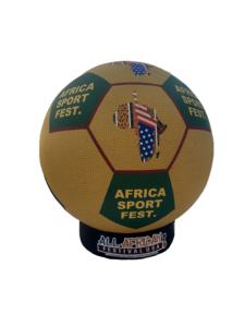 Gonfiabili Pubblicitari: Pallone da Calcio Gonfiabile Resistente al Sole con Base Stabile e Logo Personalizzato per Tema Coppa del Mondo e Carnevale - Product Image 1