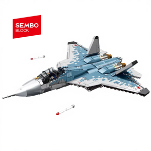 Ensemble de blocs en plastique ABS Sembo 207239, 999 pièces, modèle d'avion, jouet éducatif de construction DIY, blocs de construction unisexes, soldat - Product Image 2