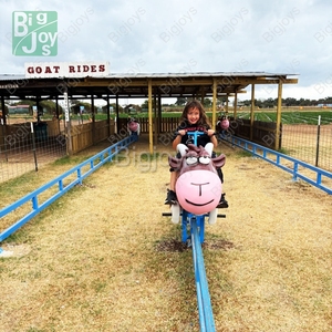 Course de cochon à propulsion humaine avec piste pour parcs d'attractions extérieurs, terrains de jeux familiaux et zones de divertissement - Product Image 6