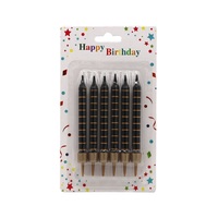 Bougies d'anniversaire en spirale multicolores tendance pour fêtes, Pâques, Nouvel An, bars et décoration intérieure