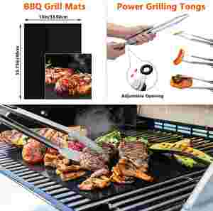 Ensemble complet d'accessoires de <span class=keywords><strong>barbecue</strong></span> en acier inoxydable pour grillades - Product Image 2