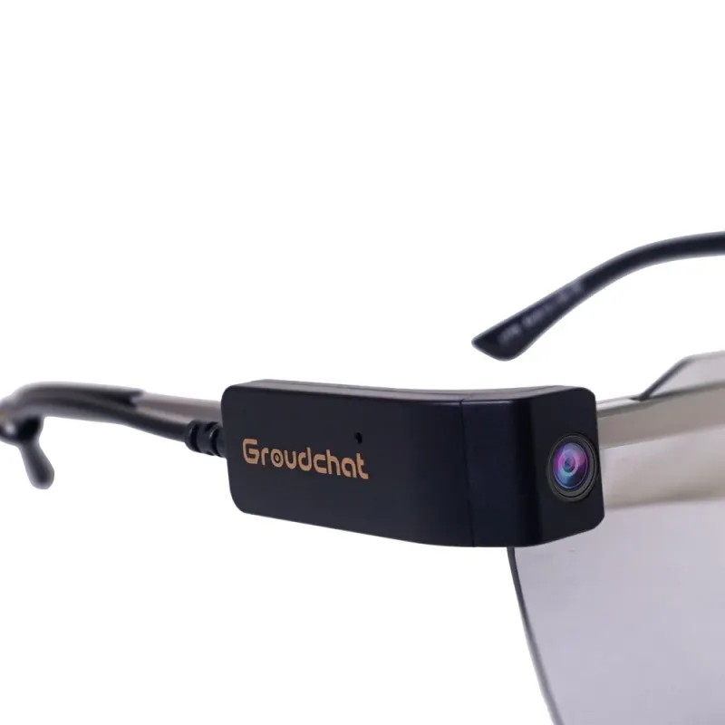Sıcak satış Groudchat JP1DV1 1080P HD akıllı kamera cep telefonu USB gözlük bacaklar için canlı kamera