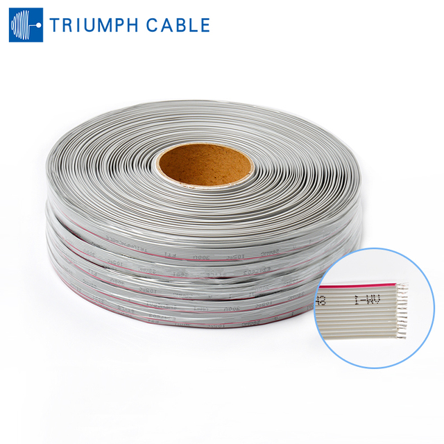 Internal Wiring VW-1 Flame Rated UL2651 26AWG Flat Ribbon Cable IDCConnector Wire Flat Flexible Ribbon Cables of the Computer