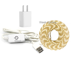 Dải Đèn LED USB 1M 5V Đèn LED Trắng Ấm/Trắng Linh Hoạt SMD5050 Đèn Chống Nước IP65 + Công Tắc Điều Chỉnh Độ Sáng Cảm Ứng - Product Image 1