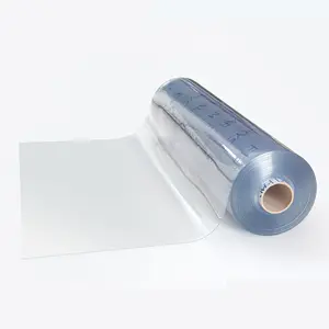 Popular Pvc Super Clear Normal Clear Soft Film Blue Pvc Sheet For Bed Cover Packaging