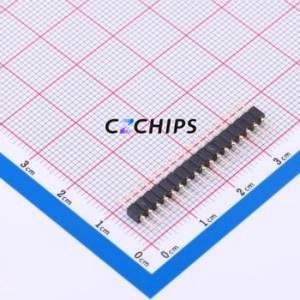 PZ200-1-17-Z-C Pin Header Through hole Component (THT),P=2mm Connector 1x17P 2mm 2mm Round Pin - Product Image 1