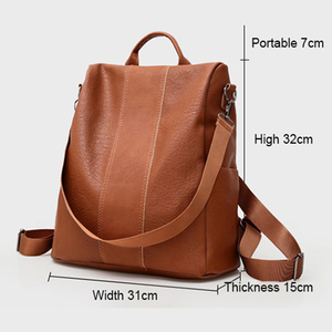 <span class=keywords><strong>2022</strong></span> sacs à dos <span class=keywords><strong>tendance</strong></span> avec boule de charme sacs à main en cuir Pu pour femmes/ - Product Image 2