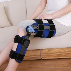 Attelle de fixation de l'articulation du genou médicale réglable Genouillères de protection pour la santé Orthèse de tension ligamentaire Fracture du support du membre inférieur - Product Image 1