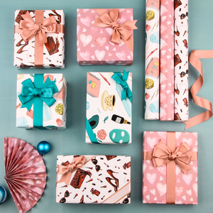 Juego de papel de regalo al por mayor, 6 piezas por paquete, papel de embalaje para bodas - Product Image 6