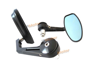 Rétroviseurs universels JPMotor en aluminium 6061 T6 pour moto avec verre anti-éblouissement bleu pour <span class=keywords><strong>Cafe</strong></span> <span class=keywords><strong>Racer</strong></span> - Product Image 5