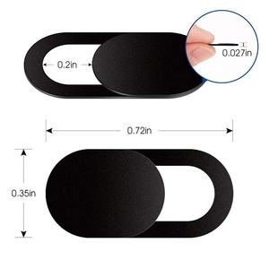 Cache-caméra coulissant ultra-fin en plastique avec logo OEM personnalisé, lot de 3 autocollants de confidentialité pour <span class=keywords><strong>téléphone</strong></span>, smartphone, ordinateur portable et tablette - Product Image 4