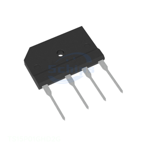 Original TS15P01GHD2G 4-SIP, TS-6P Diodes Electronic Parts And Components BRIDGE RECT 1PHASE 50V 15A TS-6P - Product Image 1