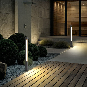Lámpara de jardín cuadrada para exteriores, impermeable, moderna, para paisajismo, para patio, camino, villa - Product Image 1