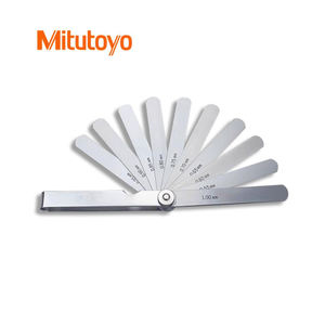 ชุดเกจวัดความหนา <span class=keywords><strong>Mitutoyo</strong></span> 184-305S แบบตรง, ความหนา 0.05-1 มม., ความยาว 100 มม., 13 ใบ - Product Image 2
