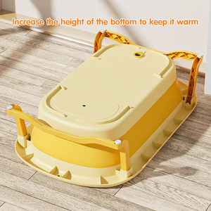 Vasca da Bagno <span class=keywords><strong>Pieghevole</strong></span> Portatile per Neonati di Grandi Dimensioni, Vasca per Doccia e Bagno per Uso Quotidiano, Prodotti per il <span class=keywords><strong>Bagnetto</strong></span> dei Bambini - Product Image 4