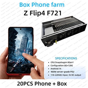 Granja de Teléfonos, Granja de Bots, Docker Box, Chasis para Cultivo de Teléfonos en <span class=keywords><strong>la</strong></span> Nube, Caja de Servidor para Clics en Teléfonos, Control de Grupo de 20 Unidades, S20 S8 - Product Image 5