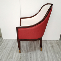 Chaise de bureau de luxe haut de gamme, fauteuil rembourré, design en cuir, chaise de salle à manger pour restaurant