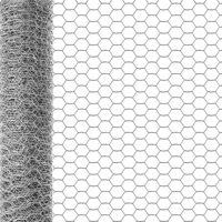 Grillage hexagonal galvanisé pour clôture, filet de protection pour volailles, grillage hexagonal pour poulailler