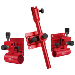 Ensemble de supports de canne à pêche en aluminium pour la pêche à la carpe en eau douce, avec pince réglable et support de montage - Product Image 1