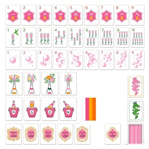 2026 Neue Bama Mahjong Ginger Tiles – das Ginger 160 Acryl-Mahjong-Set mit 4 Lagen und Bama Mahjong-Matte - Product Image 4