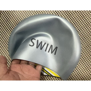 Mũ bơi silicon in phun tùy chỉnh OEM, dùng được cho cả nam và nữ, 70g, liền mạch, dành cho người lớn - Product Image 2