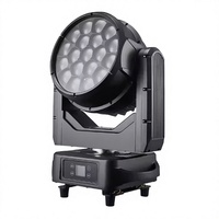 Lampu Sorot Bergerak Profesional IP65 Tahan Air 19 Mata Bee Eye 900W 5-60 Zoom RGBW LED Wash Beam DMX512 Aktif Suara untuk Panggung