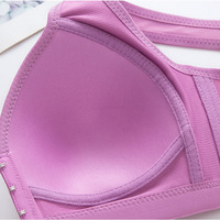 Vente chaude respirant grande taille avant fermeture ouverte rassemblement mince sous-vêtements pour femmes soutien-gorge push up pour les femmes