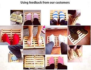 Massage des pieds au rouleau en bois personnalisé outils de massage de thérapie en bois naturel massage corporel en bois vente en gros - Product Image 6