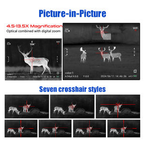 Lunette de Visée Thermique d'Usine Infiray pour la Chasse 384x288 avec Objectif 50mm, Viseur à Vision Thermique avec Enregistrement Vidéo PIP WiFi - Product Image 5