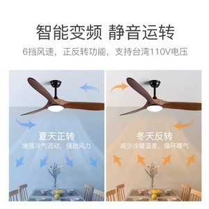 <b>Ceiling</b> <b>Fan</b> Light Fixed Blade 50000 Hours Lifespan For Living Room Nordic Style - Product Image 5