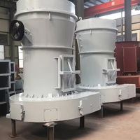 Broyeur à micro-poudre haute pression Sinoma 1,0-4 T/h pour la production de poudre de calcaire et de gypse, avec moteur à rouleaux Raymond et roulement