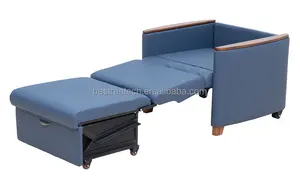 BT-CN018 Widen Luxurious Medical Office Chair Foldable Accompany Chair Bed Reclining Sofa Bed Folding Sleeper Chairs Price