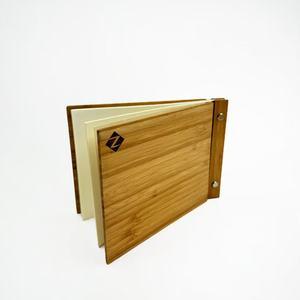 Exhibidor de Menús de Bambú, Porta Menús Vertical de Madera para Escritorio A4, Ligero, para Restaurantes y Cafeterías - Product Image 2