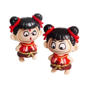 Nezha Figurine d'action enfant démon à changement de visage, <span class=keywords><strong>jouet</strong></span> en plastique à presser et à éjecter, pendentif, décoration marine, amusant et anti-stress - Product Image 5