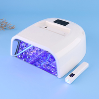 Lampe à ongles LED UV sans fil Coolbeauty 128W haute puissance, hybride Pro Cure Gel 2 en 1, mini, pour salon, usage professionnel, séchage rapide