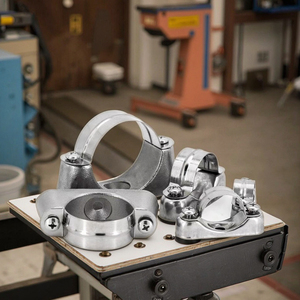 Clip da sella personalizzabile in lega di alluminio per codice Off-Wall 16/20/25/32/40/50mm staffa morsetto a Clip fissa OEM morsetti da sella - Product Image 4