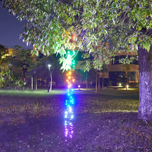 Ngoài trời <span class=keywords><strong>LED</strong></span> mưa sao băng chuỗi đèn giáng sinh pháo hoa Vòng hoa đèn icicicle tuyết rơi giọt mưa ánh sáng cho bên vườn - Product Image 6