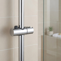 Support coulissant professionnel en ABS chromé pour rail de douche – Support de remplacement pour accessoires de douche, directement de l'usine