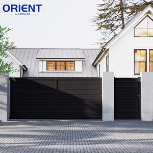 <span class=keywords><strong>Portail</strong></span> coulissant automatique de haute qualité, <span class=keywords><strong>portail</strong></span> d'entrée de sécurité premium, <span class=keywords><strong>portail</strong></span> en aluminium pour la vie privée résidentielle, moteur en option - Product Image 6
