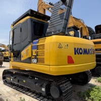 Excavator Crawler Mini 13 Ton Kelas Berat, Gearbox PLC, Mesin Komatsu Handal, Kekuatan Gali Tinggi, Bekas Konstruksi