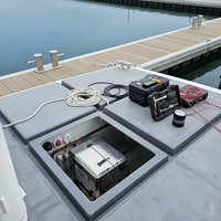 Générateur diesel marin USR JEC100 10KW, démarrage à distance, refroidissement par eau, 220V-240V, 1500-1800 tr/min, vitesse variable, courant continu, pour bateaux rapides