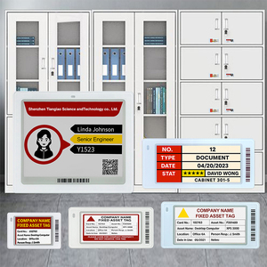 Organisateur de fichiers intelligent avec écran E-Ink pour solution de bureau intelligente, fabricant d'étiquettes d'étagère électroniques à écran Eink - Product Image 1