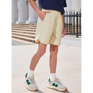 Shorts Bermuda pour garçons, taille élastique, 100% coton, respirant, uniforme scolaire avec poches, 5-14 ans - Product Image 2