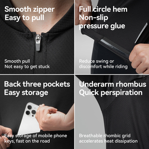 <span class=keywords><strong>ROCKBROS</strong></span>男士骑行服运动衫透气自行车装短袖山路骑行服 - Product Image 5