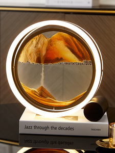 Đèn bàn cát động 3D hiện đại, xoay <span class=keywords><strong>360</strong></span> độ, bán chạy, trang trí nội thất - Product Image 2