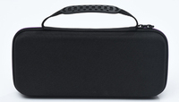 Étui de protection portable pour console de jeu en EVA noir, grande capacité, antichoc, étanche, avec fermeture éclair