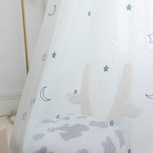 Sheer ผ้าม่าน Photo กลางแจ้งผ้าม่านสำนักงานโมเดิร์นห้องนั่งเล่นหรูหราปักผ้าม่าน - Product Image 3