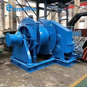 Treuil d'amarrage hydraulique à double tambour de 40, 50 et 60 tonnes pour barge à chute libre, destiné aux chantiers navals brésiliens - Product Image 2