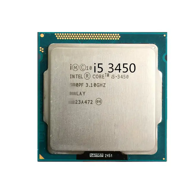 Tepsi paketi 3.5Ghz Intel kullanılan çekirdek i5 3450 lga 1155 masaüstü işlemci